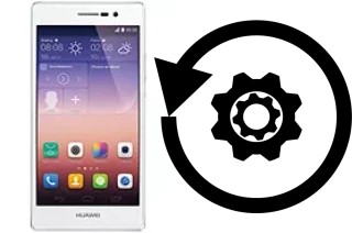 Zurücksetzen oder reset a Huawei Ascend P7