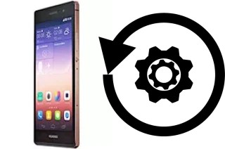 Zurücksetzen oder reset a Huawei Ascend P7 Sapphire Edition