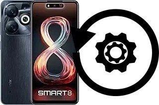 Zurücksetzen oder reset a Infinix Smart 8 (India)