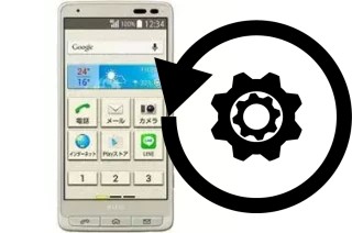 Zurücksetzen oder reset a Kyocera Basio 3