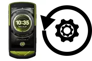 Zurücksetzen oder reset a Kyocera Torque G02