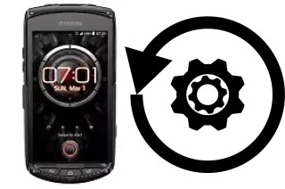 Zurücksetzen oder reset a Kyocera Torque KC-S701