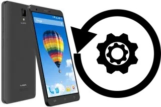 Zurücksetzen oder reset a Lava Iris Fuel F2