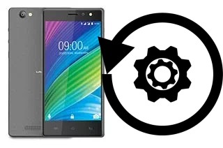 Zurücksetzen oder reset a Lava X41 Plus