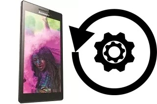 Zurücksetzen oder reset a Lenovo Tab 2 A7-10