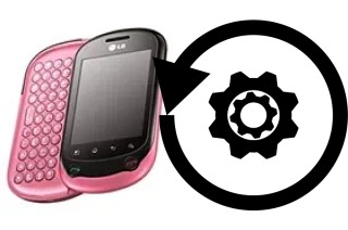 Zurücksetzen oder reset a LG Optimus Chat C550