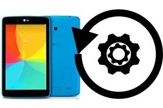 Zurücksetzen oder reset a LG G Pad 7.0
