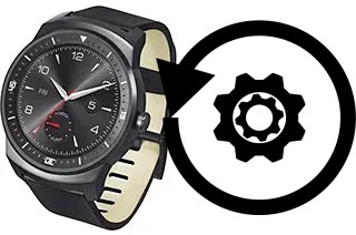 Zurücksetzen oder reset a LG G Watch R W110