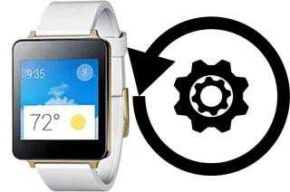 Zurücksetzen oder reset a LG G Watch W100