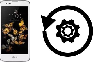 Zurücksetzen oder reset a LG K8 4G