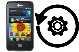 Zurücksetzen oder reset a LG Optimus Hub E510