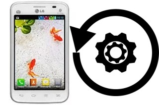 Zurücksetzen oder reset a LG Optimus L4 II Tri E470