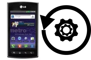 Zurücksetzen oder reset a LG Optimus M+ MS695