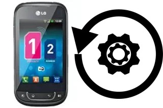 Zurücksetzen oder reset a LG Optimus Net Dual