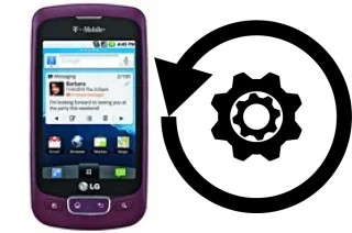 Zurücksetzen oder reset a LG Optimus T