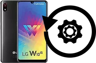 Zurücksetzen oder reset a LG W10 Alpha