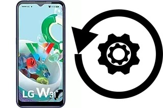 Zurücksetzen oder reset a LG W31+