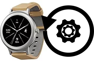 Zurücksetzen oder reset a LG Watch Style