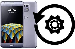 Zurücksetzen oder reset a LG X cam