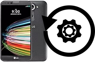 Zurücksetzen oder reset a LG X mach