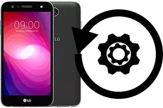 Zurücksetzen oder reset a LG X power2