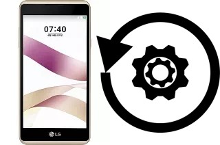 Zurücksetzen oder reset a LG X Skin