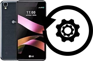 Zurücksetzen oder reset a LG X style