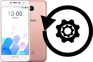 Zurücksetzen oder reset a Meizu M5c