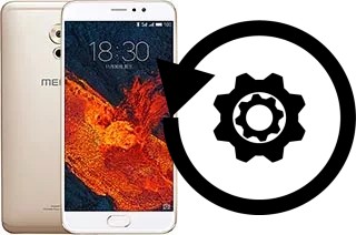 Zurücksetzen oder reset a Meizu Pro 6 Plus