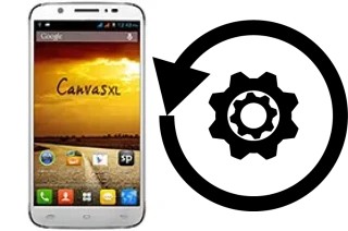 Zurücksetzen oder reset a Micromax A119 Canvas XL