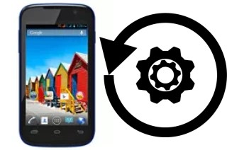 Zurücksetzen oder reset a Micromax A63 Canvas Fun
