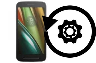 Zurücksetzen oder reset a Moto E4 Plus