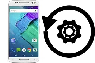 Zurücksetzen oder reset a Motorola Moto X Style