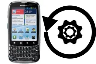 Zurücksetzen oder reset a Motorola Admiral XT603