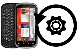 Zurücksetzen oder reset a Motorola Cliq 2