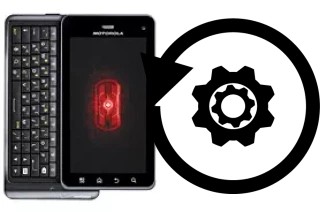 Zurücksetzen oder reset a Motorola DROID 3