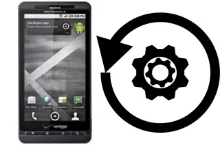 Zurücksetzen oder reset a Motorola DROID X