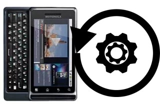 Zurücksetzen oder reset a Motorola MILESTONE 2