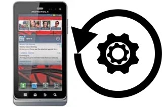 Zurücksetzen oder reset a Motorola MILESTONE 3 XT860