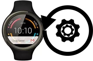 Zurücksetzen oder reset a Motorola Moto 360 Sport (1st gen)