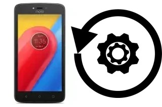 Zurücksetzen oder reset a Motorola Moto C 4G