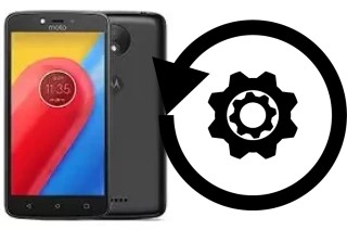 Zurücksetzen oder reset a Motorola Moto C XT1750