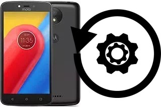 Zurücksetzen oder reset a Motorola Moto C