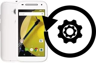 Zurücksetzen oder reset a Motorola Moto E Dual SIM (2nd gen)