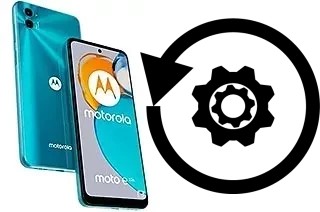 Zurücksetzen oder reset a Motorola Moto E22s