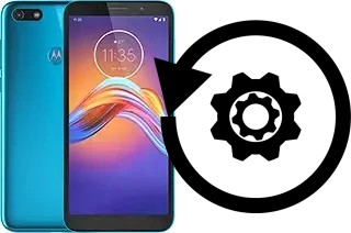 Zurücksetzen oder reset a Motorola Moto E6 Play