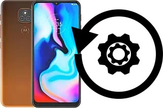 Zurücksetzen oder reset a Motorola Moto E7 Plus