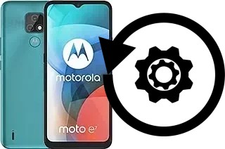 Zurücksetzen oder reset a Motorola Moto E7