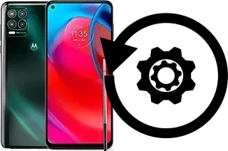 Zurücksetzen oder reset a Motorola Moto G Stylus 5G