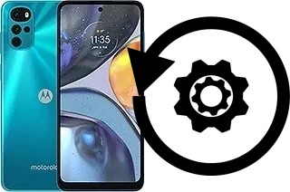 Zurücksetzen oder reset a Motorola Moto G22
